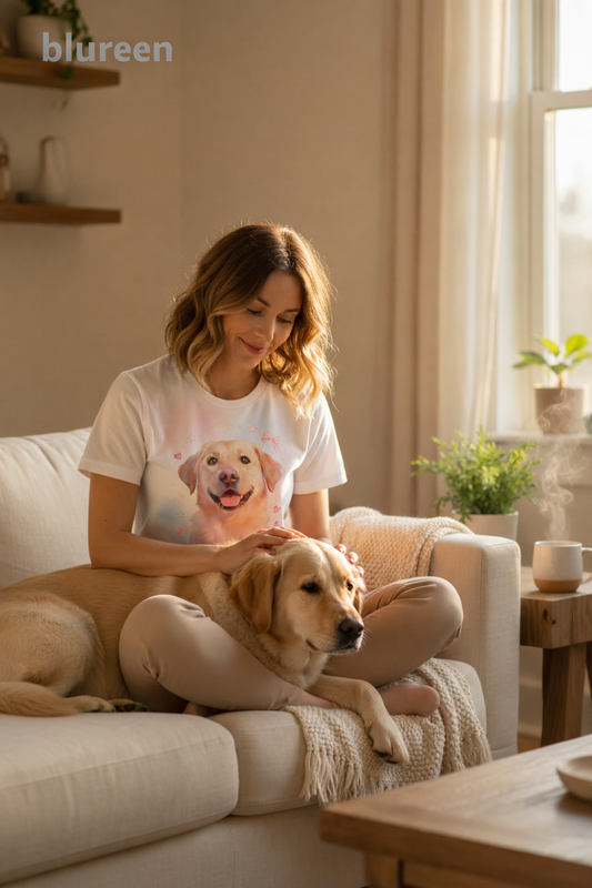 Custom Pet Portrait T-Shirt