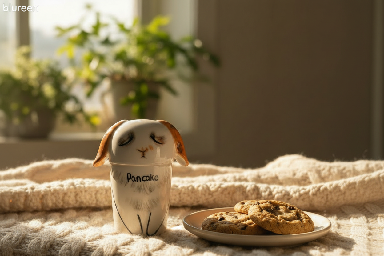 Custom Small Pet Urn for bunny